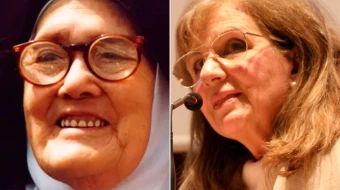 Sister Lucia of Fátima, left, and Dr. Branca Pereira Acevedo, her doctor for 15 years.