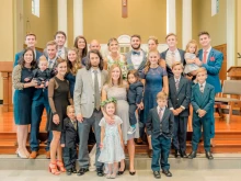 Catholic family of 16 are debt free.