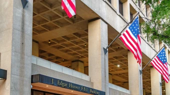 The J. Edgar Hoover FBI headquarters building in Washington, D.C.