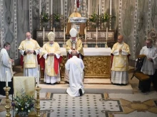 The ordination of Dr. Michael Nazir-Ali to the Catholic priesthood in London, England, Oct. 30, 2021.