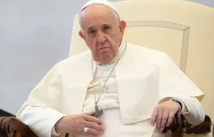 Pope Francis in St. Peter's Square Nov. 13, 2019.   Daniel Ibanez/CNA.