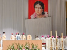 The beatification of Pauline Jaricot in Lyon, France, on May 22, 2022.
