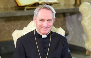 Archbishop Georg Gänswein, former secretary of Pope Benedict XVI. Credit: Alan Holdren/EWTN News