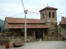 Parish Church of San Sebastián de Garabandal (Spain).