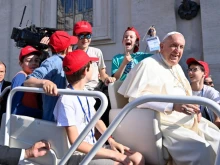 Pope Francis’ general audience in St. Peter’s Square, May 18, 2022.