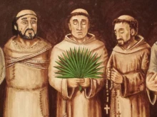 Five Spanish Franciscan missionaries, Father Pedro de Corpa, Father Blas Rodríguez, Father Miguel de Añon, Brother Antonio de Badajóz and Father Francisco de Veráscola were martyred in 1597 in the present-day state of Georgia.