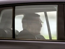 Australian Cardinal George Pell leaves after being released from Barwon Prison near Anakie, some 70 kilometers west of Melbourne, on April 7, 2020.