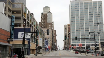 Downtown Kansas City, Kansas.