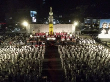 Four martyrs are beatified at a Mass in San Salvador, El Salvador, on Jan. 22, 2022.