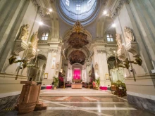 Capella di Santa Rosa, St. Rosalia’s Chapel inside of the Palermo Cathedral, Basilica Cattedrale Metropolitana Primaziale della Santa Vergine Maria Assunta in Sicily, Itay, on May 5, 2022.