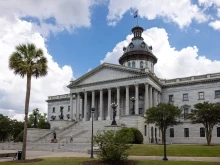 The South Carolina State House in Columbia, South Carolina, on May 16, 2023.