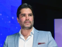 Eduardo Verástegui attends "Familia y Entretenimiento" press conference as a part of second day of XIV World Congress of Families Mexico 2022 at Expo Santa Fe México on Oct. 1, 2022, in Mexico City.