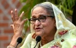 Bangladesh’s Prime Minister Sheikh Hasina gestures while speaking to the media a day after she won the 12th parliamentary elections in Dhaka on Jan. 8, 2024.