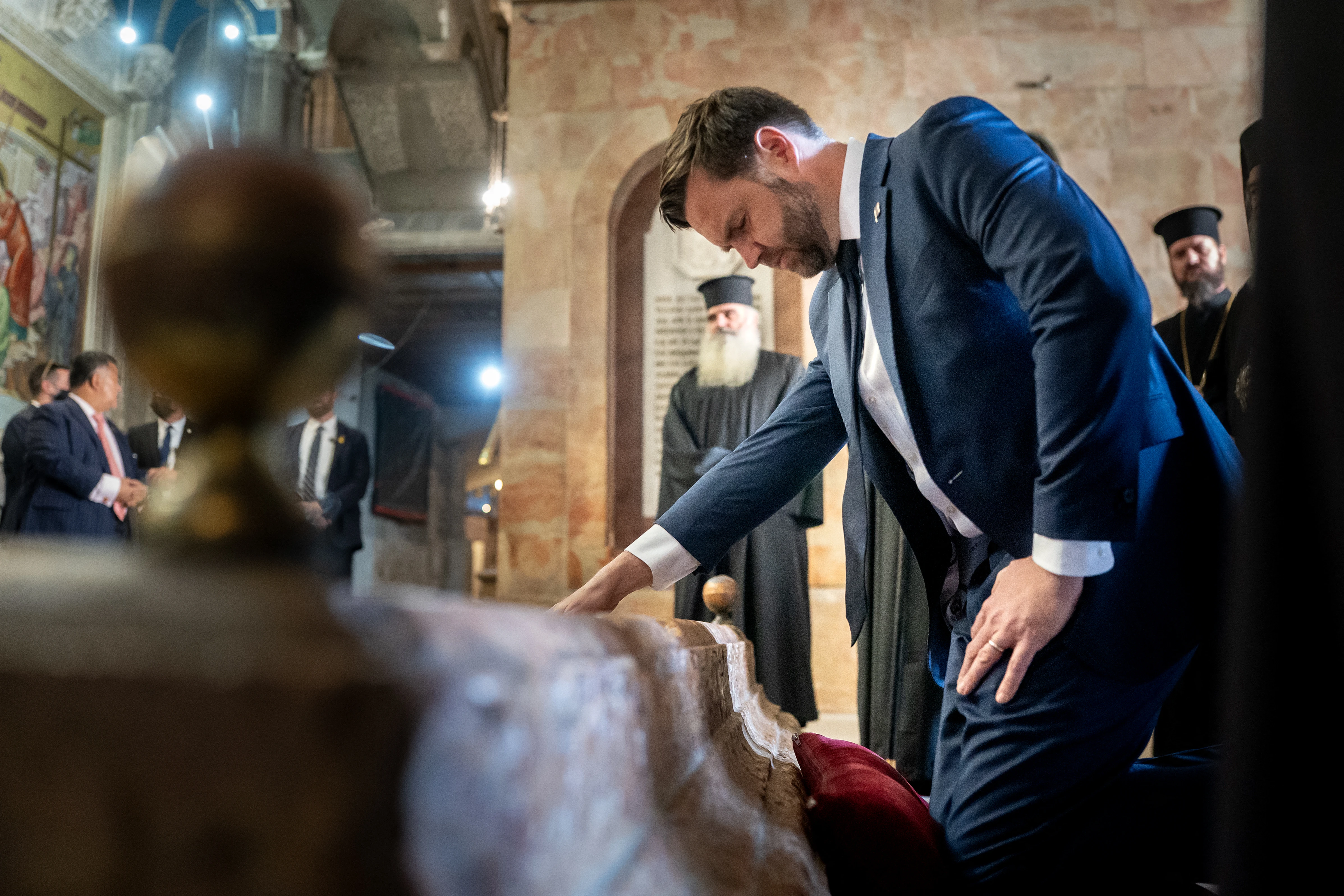 U.S. Vice President JD Vance attends Mass at Jerusalem’s Church of the Holy Sepulchre 