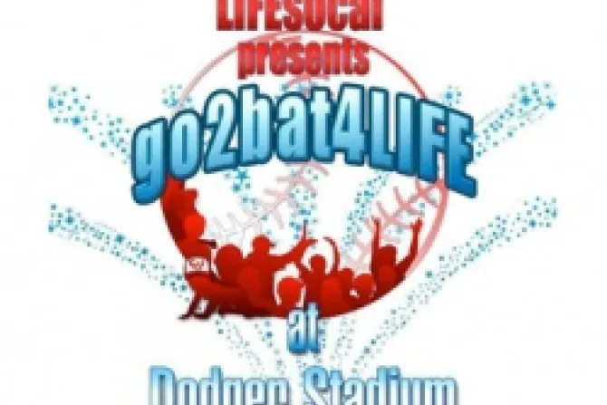 go2bat4life at Dodger Stadium flyer CNA US Catholic News 9 28 12