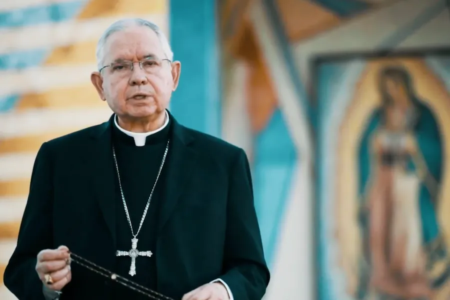 Archbishop Jose Gomez leads a "virtual rosary" Oct. 7. ?w=200&h=150