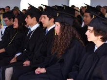 The graduating senior class pioneered St. John Paul II High School in Colorado as freshmen. The 12 students are the first to have gone through all four years of the St. John Paull II program.