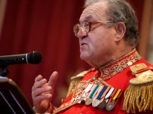 Fra’ Matthew Festing, the Order of Malta’s 79th Grand Master, addresses the diplomatic corps in January 2015.