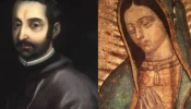 Blessed Juan de Palafox y Mendoza and Our Lady of Guadalupe.