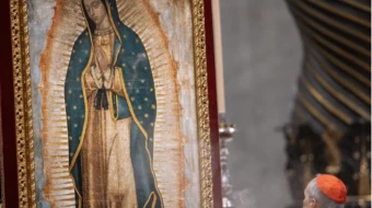 Image of Our Lady of Guadalupe in the Vatican.