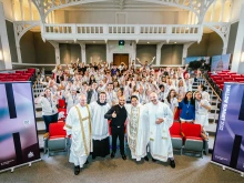 Attendees at the first Hallow Summit in 2022.