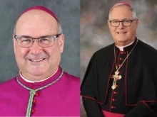 Bishop Richard Henning (left) and Bishop Thomas Tobin.