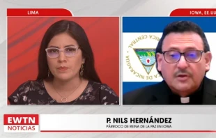 Father Nils de Jesús Hernández speaks out for Nicaragua from exile in the United States. Credit: “EWTN Noticias”/Screenshot
