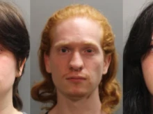 From left to right: Promise Yardley, 18, Freeman Yardley, 24, and Blessing Yardley, 22, were all arrested by the Jacksonville Sheriff's Office March 5 as suspects in a vandalism incident at Holy Family Catholic Church in Jacksonville, Florida.