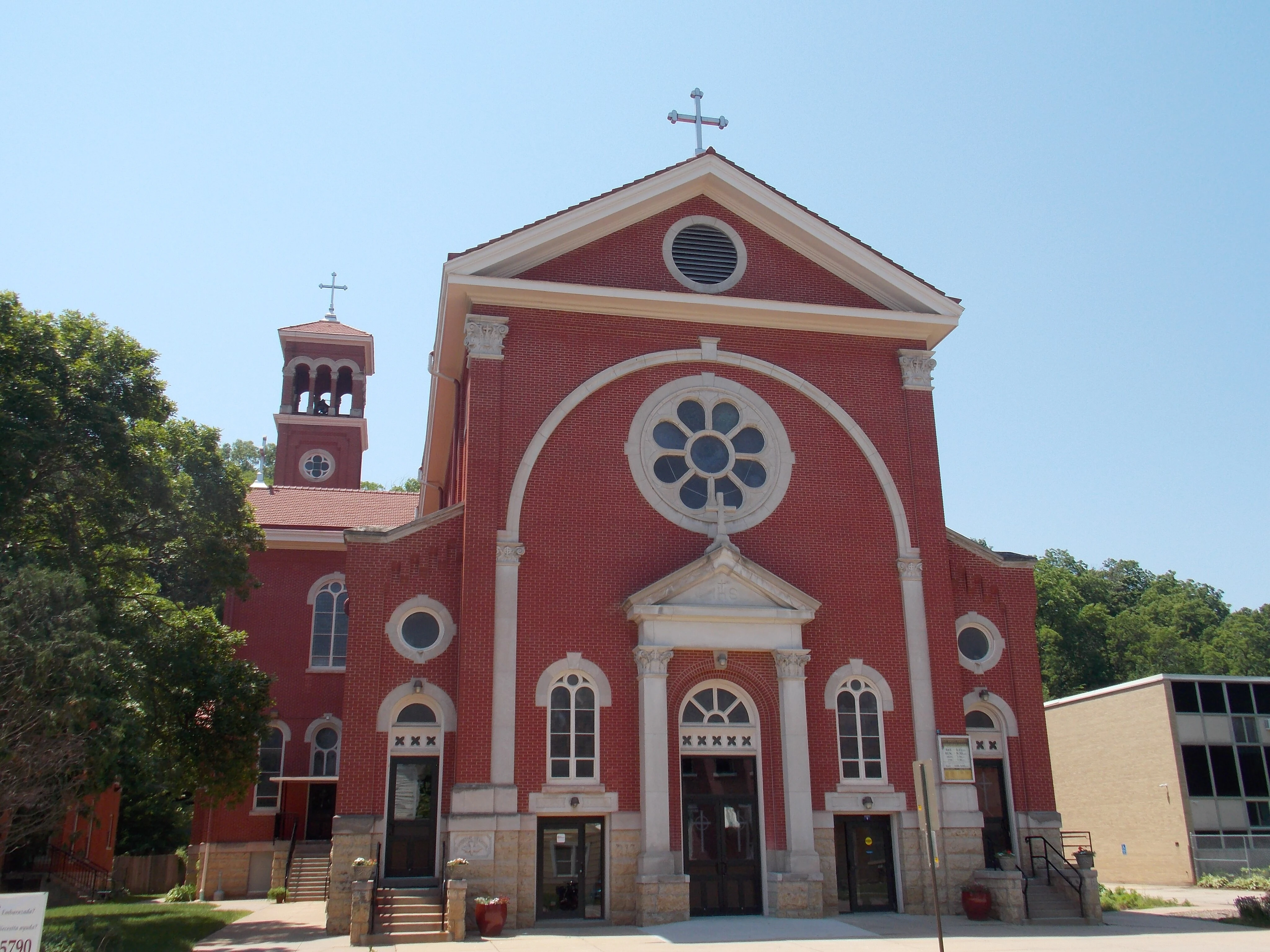 Holy Ghost Catholic Church in Dubuque, Iowa, is listed on the National Register of Historic Places.?w=200&h=150