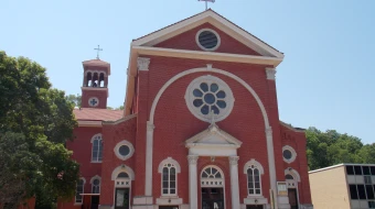 Holy Ghost Catholic Church in Dubuque, Iowa, is listed on the National Register of Historic Places.