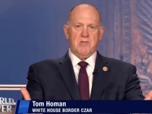 Trump administration Border Czar Tom Homan interviewed on "The World Over with Raymond Arroyo" on Dec. 11, 2025.