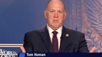 Trump administration Border Czar Tom Homan interviewed on "The World Over with Raymond Arroyo" on Dec. 11, 2025.