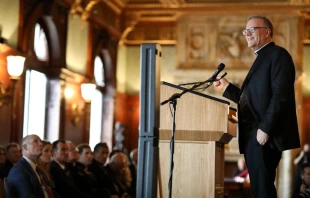 Bishop Robert Barron at the Library of Congress.   Joseph Gloor/Word on Fire