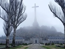 The cross in the Valley of the Fallen, November 2022