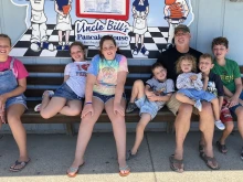 Mark Houck with his children