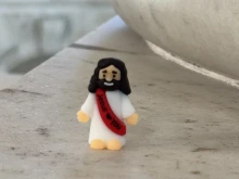 Tiny Jesus figurines have been popping up all over the U.S. Capitol in recent days.
