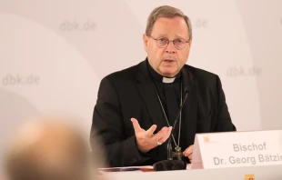 The chairman of the German Bishops’ Conference, Bishop Georg Bätzing, defended his country’s controversial guidelines on same-sex blessings this week, asserting that there was no contradiction with Vatican teaching, despite Pope Leo XIV’s recent criticism. Credit: Deutsche Bischofskonferenz/Marko Orlovic