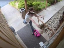 Maeve Nota vandalized St. Louise Catholic Church in Bellevue, Washington, in June 2022.