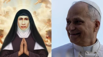 The beatification ceremony for Mother Elisva Vakha’i was held in the square in front of the Basilica-Shrine of Our Lady of Ransom in Vallarpadam, Kochi, Kerala, India, Nov. 8, 2025.