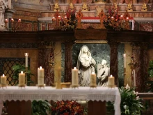 Inside St. Frances of Rome Church in Italy on March 9, 2016.
