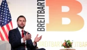 U.S. Vice President JD Vance participates in a fireside chat with Breitbart Washington Bureau Chief Matt Boyle at the Andrew W. Mellon Auditorium on Nov. 20, 2025, in Washington, D.C.