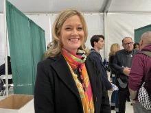 Jeanne Mancini, president of the March for Life, attends the 50th annual March for Life in Washington, D.C., on Jan. 20, 2023.