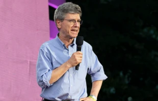 Jeffrey Sachs speaks on stage during 2018 Global Citizen Festival: Be The Generation in Central Park.   Lev Radin/Shutterstock