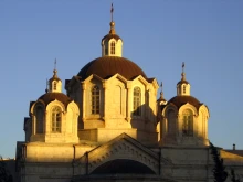 Holy Trinity Cathedral, a cathedral of the Russian Orthodox Church in Jerusalem.