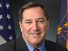 Joe Donnelly, official portrait, 2013.