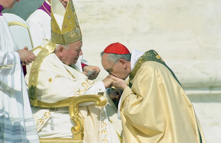 Pope John Paul II made Jorge Bergoglio, now Pope Francis, a cardinal in St. Peter's Square on Feb. 21, 2001. ?w=200&h=150