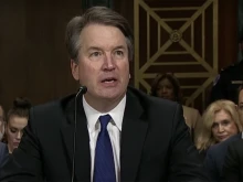 Supreme Court nominee Brett M. Kavanaugh speaks before the Senate Judiciary Committee on September 27, 2018.