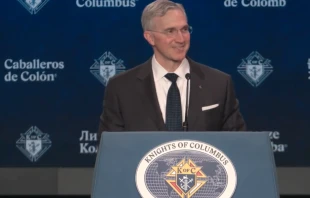 Knights of Columbus Supreme Knight Patrick Kelly. Credit: Courtesy of Knights of Columbus/Screenshot