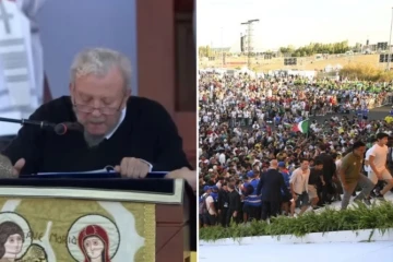 Kiko Argüello and co. at Tor Vergata