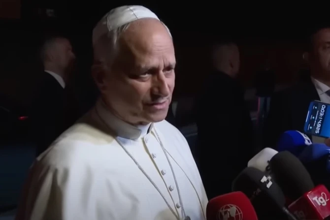 Pope Leo XIV Q&A on Sept. 30. 2025